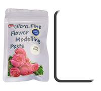 SimplyHeaven 50g Sugar Florist, Gum Paste - Sugarcraft Florest Flower Modelling (White)