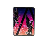 SIMPLYMDRN Angels - RDFND Minimalist Passport Wallet - Credit Card Holder - Cool Wallet For Men - Faux Leather Thin Wallet - Ultra Slim, Angels Black, Passport Wallet