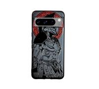 SIMPLYMDRN Gladiator Compatible with Google Pixel 8 Pro [Glossy] Shockproof Protective Slim Series for Men Phone Cases 6.7 Inch 2023 (Gladiator Black)
