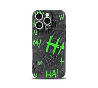 SIMPLYMDRN Slim Case for iPhone 16 Pro - Joker Haha Design - Shockproof, Unique Joker Design - Glossy Green