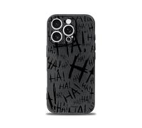 SIMPLYMDRN Slim for iPhone 12 Pro Max Case - Joker Haha Design - Cool Case for Men - Superhero Villain Designer Cover - Slim and Flexible (Jokester Black)