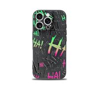 SIMPLYMDRN Slim for iPhone 13 Pro Case - Joker Haha Design - Cool Case for Men - Superhero Villain Designer Cover - Slim and Flexible (Jok6ster Black)