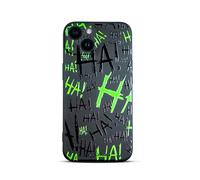 SIMPLYMDRN Slim for iPhone 14 Case - Joker Haha Design - Cool Case for Men - Superhero Villain Designer Cover - Slim and Flexible (Jok3ster Green)