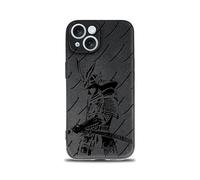 SIMPLYMDRN Slim for iPhone 15 Case - Warrior Design - Cool Case for Men - Fighter Assassin Case - Slim and Flexible (Ronin Black)