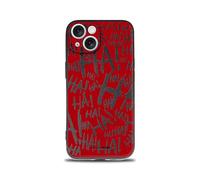 SIMPLYMDRN Slim for iPhone 15 Plus Case - Joker Haha Design - Cool Case for Men - Superhero Villain Designer Cover - Slim and Flexible (Jok5ster Inverse Red)
