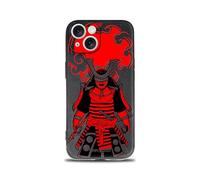 SIMPLYMDRN Slim for iPhone 15 Plus Case - Warrior Design - Cool Case for Men - Fighter Assassin Case - Slim and Flexible (Sinister Black)