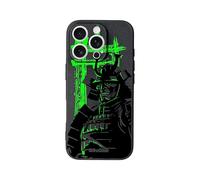 SIMPLYMDRN Slim for iPhone 15 Pro Case - Warrior Design - Cool Case for Men - Fighter Assassin Case - Slim and Flexible (Shoghost Black)