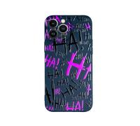 SIMPLYMDRN Slim for iPhone 15 Pro Max Case - Joker Haha Design - Cool Case for Men - Superhero Villain Designer Cover - Slim and Flexible (Jokxster Violet)