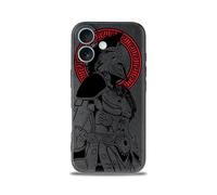 SIMPLYMDRN Slim for iPhone 16 Case - Warrior Design - Cool Case for Men - Fighter Assassin Case - Slim and Flexible (Gladiator Black)