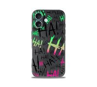 SIMPLYMDRN Slim for iPhone 16 Plus Case - Joker Haha Design - Cool Case for Men - Superhero Villain Designer Cover - Slim and Flexible (Jok6ster Black)