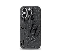 SIMPLYMDRN Slim for iPhone 16 Pro Case - Joker Haha Design - Cool Case for Men - Superhero Villain Designer Cover - Slim and Flexible (Jokester Black)