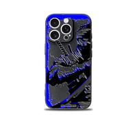SIMPLYMDRN Slim for iPhone 16 Pro Case - Warrior Design - Cool Case for Men - Fighter Assassin Case - Slim and Flexible (Roninshade Black)