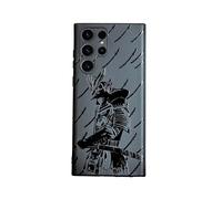 SIMPLYMDRN Slim for Samsung S22 Ultra Case - Warrior Design - Cool Case for Men - Fighter Assassin Case - Slim and Flexible (Ronin Slim Black)