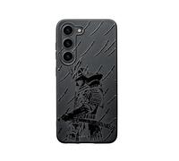 SIMPLYMDRN Slim for Samsung S23 Case - Warrior Design - Cool Case for Men - Fighter Assassin Case - Slim and Flexible (Ronin Slim Black)
