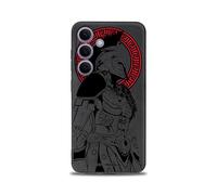 SIMPLYMDRN Slim for Samsung S25 Plus Case - Warrior Design - Cool Case for Men - Fighter Assassin Case - Slim and Flexible (Gladiator Slim Black)