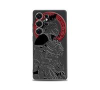 SIMPLYMDRN Slim for Samsung S25 Ultra Case - Warrior Design - Cool Case for Men - Fighter Assassin Case - Slim and Flexible (Gladiator Slim Black)