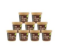 Simplyseedz Jumbo Oats Porridge Pot Date & Apricot. Plant Based, Fiber Rich Breakfast with Pumpkin and Sunflower Seeds. Convenient On-the-Go Solution 9 Pack of 60g Pots