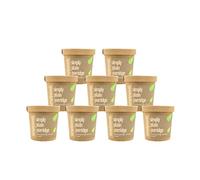 Simplyseedz Jumbo Oats Porridge Pot Plain with seeds. Zero sugar, Plant Based, Fiber Rich Breakfast with Pumpkin and Sunflower Seeds. Convenient On-the-Go Instant Oat Solution 9 Pack of 60g Pots