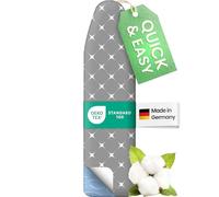 SimplySmooth Premium Ironing Board Cover 110x30 | OEKO-TEX 100 | Made in Germany | Fits 108-115x30-45 cm boards | Steam Station Compatible | Size S