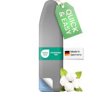 SimplySmooth Premium Ironing Board Cover 125x45 | OEKO-TEX 100 | Made in Germany | Fits 120-125x38-45 cm boards | Steam Station Compatible | Size L
