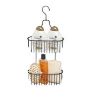 simplywire - 2 Tier Hanging Shower Caddy - Rust Resistant - Grey