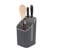 simplywire - Kitchen Sink Caddy - Grey | Utensil Organiser - Knife Holder - Removable Drip Tray - Non-Slip