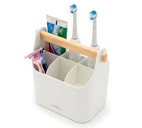 simplywire - Toothbrush Holder - Bathroom Organiser - White