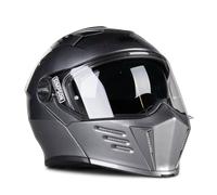 Simpson Darksome Solid, flip up helmet L Grey