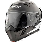 Simpson Darksome Hellfire, flip up helmet XL Black/White