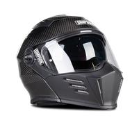 Simpson Darksome Modular Helmet Black/CarbonL Black,Carbon