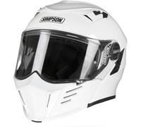 Simpson Darksome Solid, flip up helmet S White