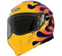 Simpson Darksome Wildfire, flip up helmet M Yellow/Orange/Purple