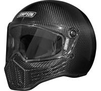 Simpson M30 Solid Carbon, full face helmet XL Carbon/Black