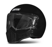 Simpson M30 Solid, full face helmet L Black