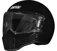 Simpson M30 Solid, full face helmet L Black
