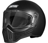 Simpson M30 Solid, full face helmet XL Matt-Black