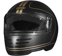 Simpson M62 Hondo Carbon Motorcycle Helmet, black/gold, size XL