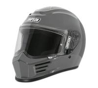 Simpson Speed 06 Solid Armor Full Face Helmet GreyS Grey