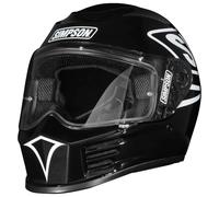 Simpson Speed 12 O Clock, full face helmet S Black/White