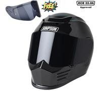 Simpson Speed Ece22.06 Full Face Helmet Black L
