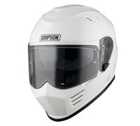 Simpson Venom Solid, full face helmet L White