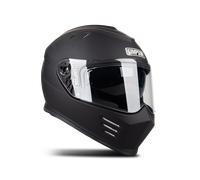 Vemar Hurricane H0S Solid Matt Black - Size XL - Racing Motorcycle Helmet