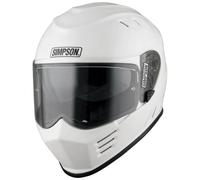 Simpson Venom Solid, integral helmet L White