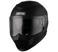Simpson Venom Bandit Full Face Motorcycle Motorbike Helmet Black White New