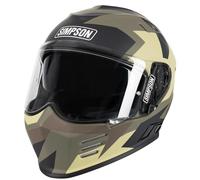 Simpson Helmet Venom Comance 06 - Black-Grey-Brown - Size M for Men