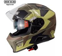 Simpson Venom Comance 06 Helmet, black-grey-brown, size L for Men