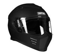 Simpson Venom Solid, full face helmet S Matt-Black