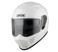 SIMPSON VENOM DUAL VISOR FULL FACE ECE2206 COMPOSITE MOTORCYCLE MOTORBIKE HELMET