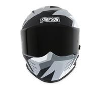 SIMPSON VENOM DUAL VISOR FULL FACE ECE2206 COMPOSITE MOTORCYCLE MOTORBIKE HELMET