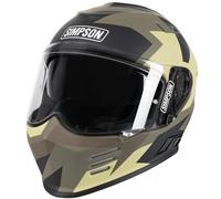 SIMPSON VENOM DUAL VISOR FULL FACE COMPOSITE MOTORCYCLE MOTORBIKE HELMET